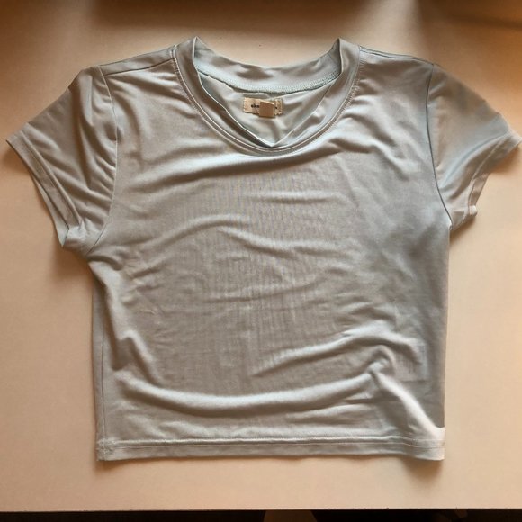 silence + noise crop top t-shirt - Picture 1 of 2